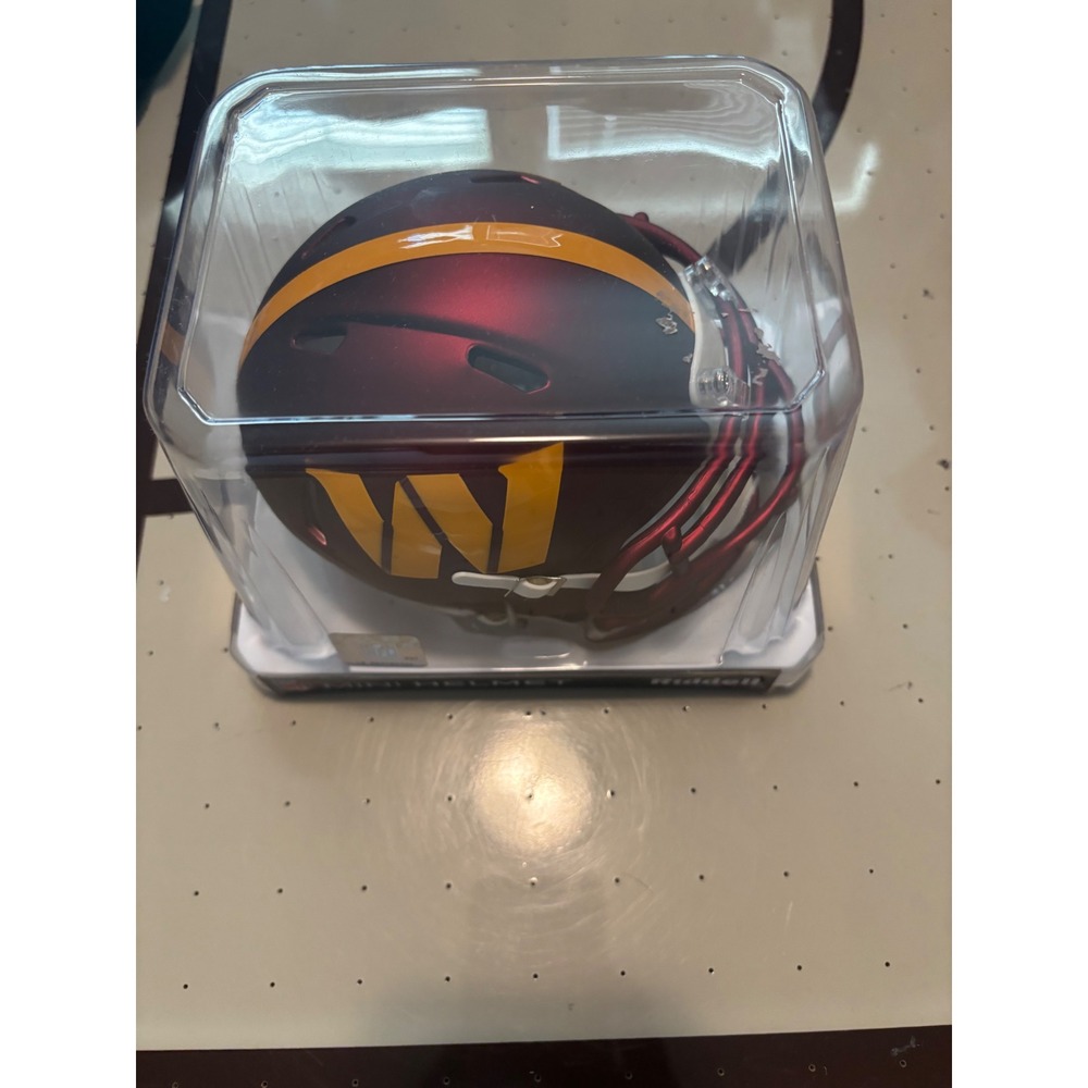 Washington Commanders Riddell Speed Mini Helmet NFL Burgundy Gold Collectible